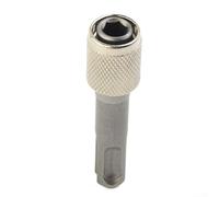 Adaptateur de douille SDS Plus à 6,35 mm à tige hexagonale pour marteau perforateur électrique, tige ronde en métal vers porte-embout de tournevis hexagonal, pour les tâches de perçage et de conduite