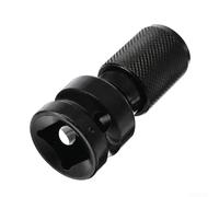 Adaptateur de douille télescopique à tige hexagonale de 1/2" vers 1/4" pour outils électriques, couvercle à ressort en acier à outils, clé de conversion pour forets