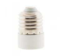 Zenitech - Adaptateur de Douille E27 vers E14 - Compatible avec Ampoules à Culot E14 - Idéal pour Maison et Bureau - Installation Facile - Blanc - 5 cm