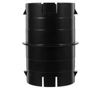 Adaptateur de Drainage de Cour 4 Pouces, Raccord Plastique Noir | Connexion à Compression, sans Colle ni Soudure, pour Puisard, PVC et Extensions Extérieures