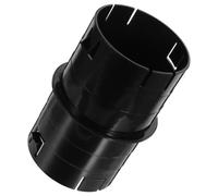 Adaptateur de Drainage de Cour Noir, 4 Pouces Raccord de Tuyau | Plastique Renforcé, Connexion par Compression, Montage Manuel Rapide, pour Tuyaux Ondulés et Hdpe
