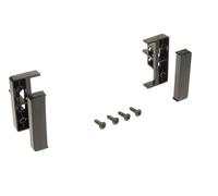 ACV Adaptateur de façade 1-DIN compatible avec Audi A2/A3/A4/A6 noir