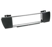 Adaptateur de façade 1-DIN compatible avec BMW X3 (E83) noir