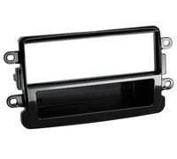 Adaptateur de façade 1-DIN Dacia Dokker / Duster / Lodgy noir piano