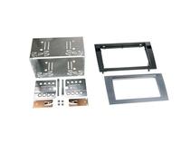 Adaptateur de façade 2-DIN pour Audi A4 (B6 / B7) / Seat Exeo anthracite