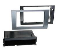 Adaptateur de façade 2-DIN pour avec vide poche Audi A4 /Seat Exeo anthracite