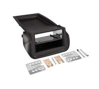 Adaptateur de façade 2-din pour avec vide poche fiat/ citroen/ peugeot noir Noir G