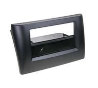 Adaptateur de façade 2-DIN avec vide poche Fiat Stilo noir