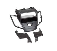 ACV Electronic Façade d'autoradio double DIN avec compartiment de rangement pour Ford Fiesta à partir de 2009 Noir