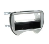 Adaptateur de façade 2-DIN pour avec vide poche Micra 2011-2013 > gris