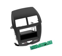 Adaptateur de façade 2-DIN pour avec vide poche Mitsubishi ASX 2010 > noir