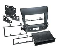 Adaptateur de façade 2-DIN pour avec vide poche Mitsubishi / Citroen / Peugeot