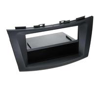 Adaptateur de façade 2-DIN pour avec vide poche Suzuki Swift > noir
