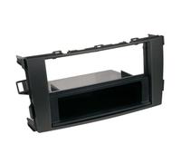 Adaptateur de façade 2-DIN pour avec vide poche Toyota Auris 2007 > noir