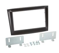 Adaptateur de façade 2-DIN pour Fiat Doblo 2015-> > noir