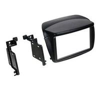 Adaptateur de façade 2-din pour fiat doblo / opel combo noir Noir G