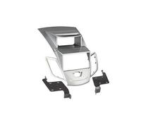 ACV Façade d'autoradio 2DIN – Compatible avec Ford Fiesta AP09 – Avec afficheur – Argent