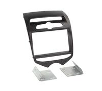 Adaptateur de façade 2-DIN pour Hyundai ix20 air conditionné manuel noir