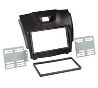 Adaptateur de façade 2-DIN pour Isuzu D-Max 2012 > noir