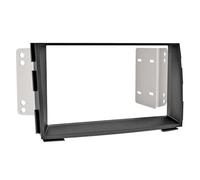 Adaptateur de façade 2-DIN pour Kia Venga 2009 > noir