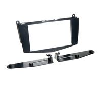 Adaptateur de façade 2-DIN pour Mercedes noir