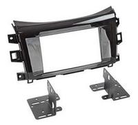 Adaptateur de façade 2-din pour nissan navara (np300) 2016-> > noir piano Noir G