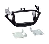 Adaptateur de façade 2-DIN pour Opel Adam 2013 >/ Corsa (E) noir piano