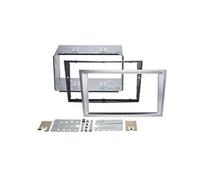 Adaptateur de façade 2-DIN pour Opel Corsa C aluminium