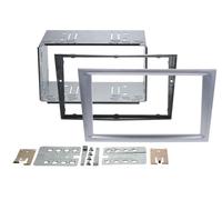 Adaptateur de façade 2-DIN pour Opel different models chrome mat