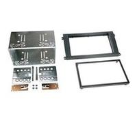 Adaptateur de façade 2-din pour porsche cayenne noir Noir G