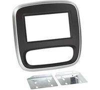 Kit Support Autoradio compatible avec Nissan Opel Renault Noir et argent