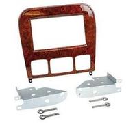 Adaptateur de façade 2-DIN pour S-Class (W220) wooden finish