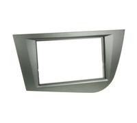 Adaptateur de façade 2-DIN pour Seat Leon 2005 - 2009 anthracite