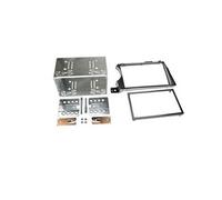 Adaptateur de façade 2-din pour ssangyong kyron / actyon anthracite