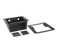 Adaptateur de façade 2-DIN - ACV - Universel - Compatible autoradio 2-DIN - Noir