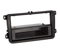 ACV Cache autoradio double DIN 281320-10 compatible Seat/Skoda/VW avec vide-poche Noir