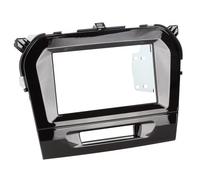 Kit Facade autoradio 2DIN compatible avec Suzuki Vitara ap15 Noir brillant