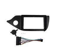 Adaptateur De Façade D'autoradio 9 Pouces pour Kia pour Ceed 2012 Kit Montage pour Tableau De Bord D'autoradio Android(Matt Black Set LHD)