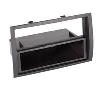 Adaptateur de façade soft touch 2-DIN avec vide poche compatible avec Citroen / Fiat / Peugeot