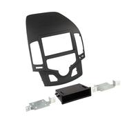 Adaptateur de façade soft touch 2-DIN avec vide poche compatible avec Hyundai i3
