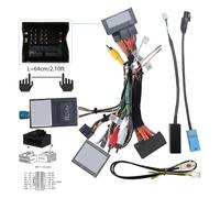 Adaptateur de faisceau de câbles 16 broches pour voiture, décodeur, câble d'alimentation pour autoradio Android, Compatible Pour Volvo S60 XC60 V60 V40 OD-VOLVO-001(Full Set RZC LDVS)