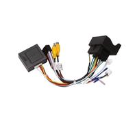 Adaptateur de faisceau de câbles d'alimentation Android 16 broches pour autoradio + boîtier Canbus Compatible pour Peugeot 3008/2008/Citroen C4/C3