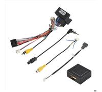 Adaptateur de Faisceau de Câbles D'Alimentation Android Audio StéRéO 16 Broches + BoîTe Canbus pour Peugeot 3008/2008/Citroen C4/C3