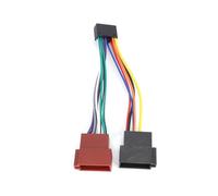 Adaptateur de faisceau de câbles d'autoradio ISO 16 broches, adaptateur de faisceau de câbles ISO mâle femelle pour Kenwood JVC prise ISO 16 broches connecteur radio stéréo de