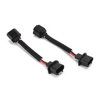 Adaptateur de faisceau de câbles H13 9008, 2 pièces, universel, robuste, phare antibrouillard ABS