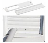 Adaptateur de fenêtre - Sichler - ACS-90/120 - Longueur variable 53-101 cm - Utilisation intérieure - Blanc