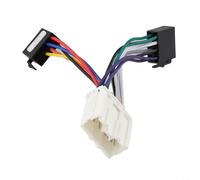 Adaptateur de fil d'autoradio pour Mitsubishi vers faisceau de câblage radio ISO Connecteur 16 broches 12 V Matériau ABS conçu pour une installation stéréo facile du véhicule