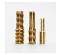 Adaptateur de filetage de vis de Conversion en laiton, boulon en cuivre mâle à mâle, vis de caméra de transfert à Double tête M3 M4 M5 M6 M8 M10, 1 à 5 pièces(M5x20 to M10x20(3pcs)