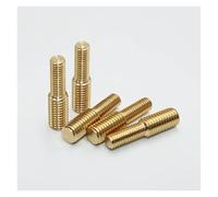 Adaptateur de filetage de vis de Conversion en laiton, boulon en cuivre mâle à mâle, vis de caméra de transfert à Double tête M3 M4 M5 M6 M8 M10, 1 à 5 pièces(M5x15 to M6x10(5pcs)