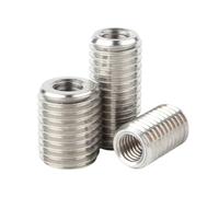 Adaptateur De Filetage Intérieur Et Extérieur, Écrous À Vis, Manchon D'insertion, Convertisseur D'écrou Coupleur M2 M3 M4 304 En Acier Inoxydable 5 Pièces(Length 6mm,M3M5 5pcs)